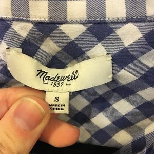 Madewell Tops - Madwell courier shirt in gingham check Madewell Tops - Madwell courier shirt in gingham check